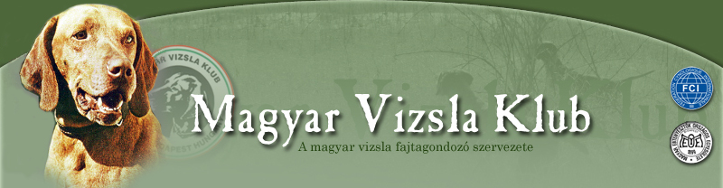 Magyar Vizsla Klub fejléc